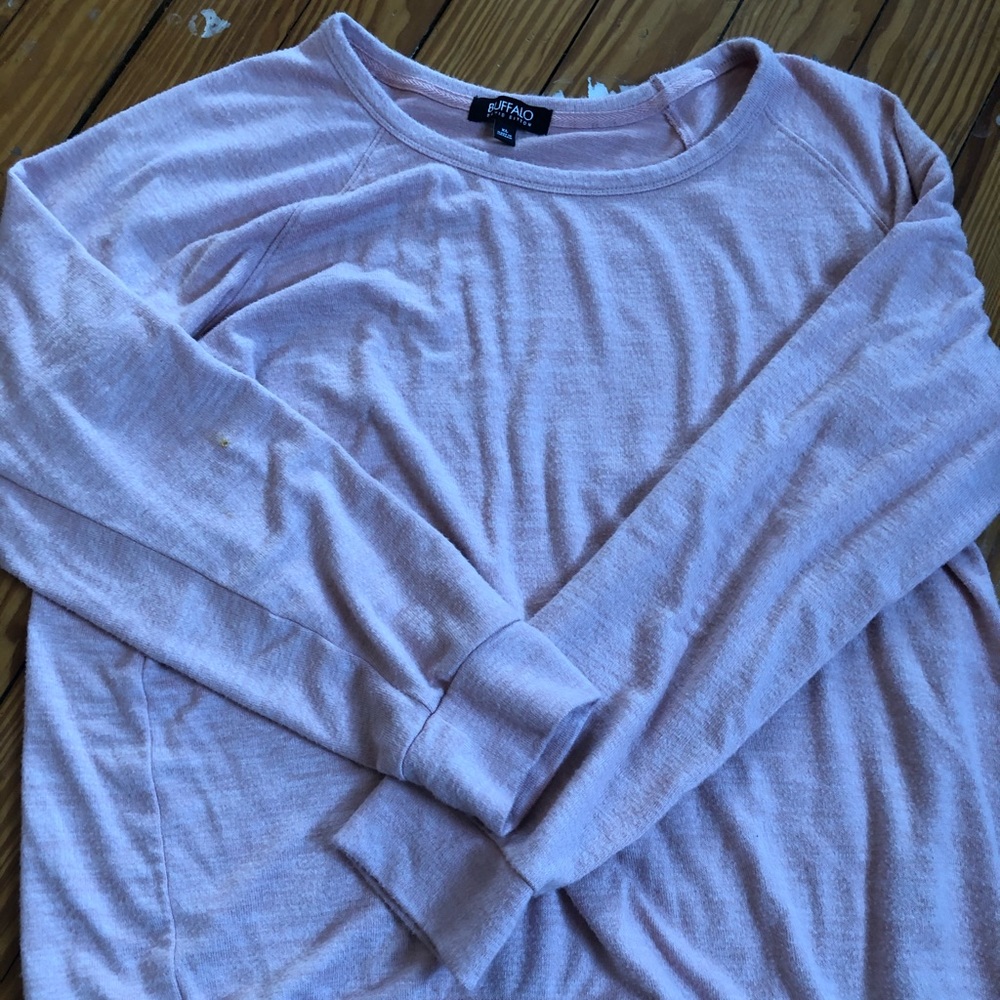 Oversized baby pink shirt